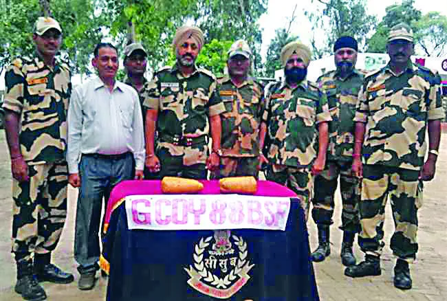 ਬੀ.ਐਸ.ਐਫ.ਵਲੋਂ ਸਰਹੱਦ ਤੋਂ 20 ਕਰੋੜ ਦੀ ਹੈਰੋਇਨ ਬਰਾਮਦ
