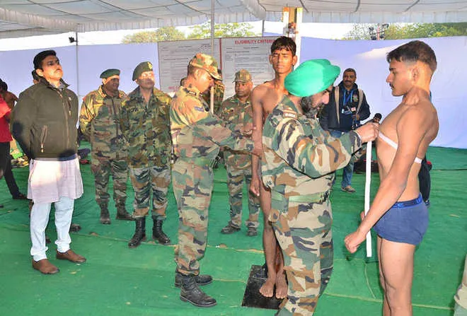 ਚਾਰ ਜ਼ਿਲ੍ਹਿਆਂ ਦੀ ਫੌਜ ਭਰਤੀ ਰੈਲੀ 18 ਅਪਰੈਲ ਤੋਂ