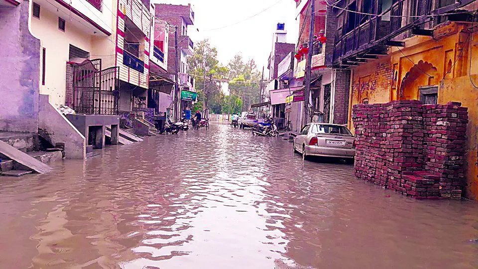ਮੋਹਲੇਧਾਰ ਮੀਂਹ ਨੇ ਜਲ ਥਲ ਕੀਤਾ ਫਿਰੋਜ਼ਪੁਰ