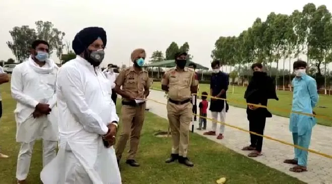 ਵਰਦੇਵ ਮਾਨ ਨੇ ਇਕਾਂਤਵਾਸ ਸੈਂਟਰ ਦਾ ਕੀਤਾ ਦੌਰਾ