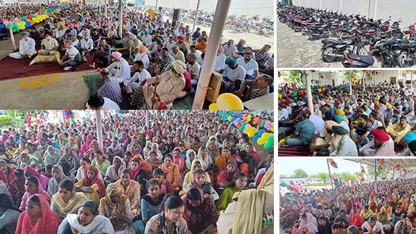 ਬਰਨਾਲਾ-ਧਨੌਲਾ ਦੀ ਬਲਾਕ ਪੱਧਰੀ ਨਾਮ ਚਰਚਾ ਦੌਰਾਨ ਸੰਗਤ ਦਾ ਆਇਆ ਹੜ੍ਹ