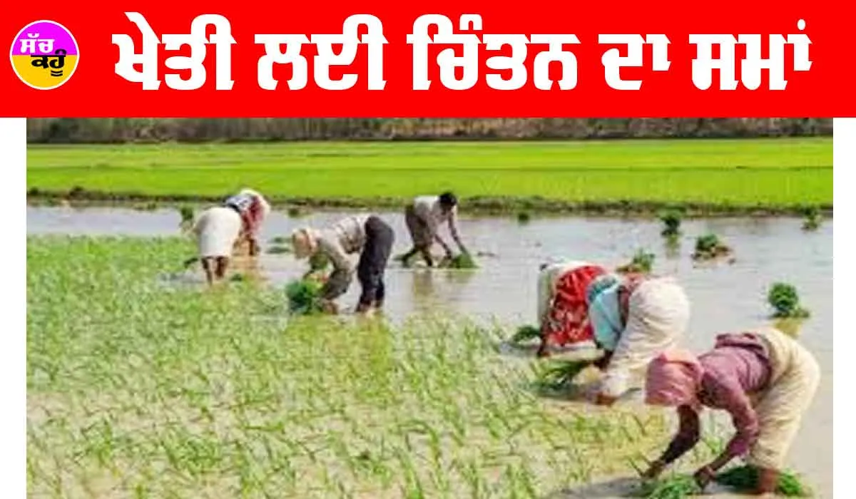 ਖੇਤੀ ਲਈ ਚਿੰਤਨ ਦਾ ਸਮਾਂ