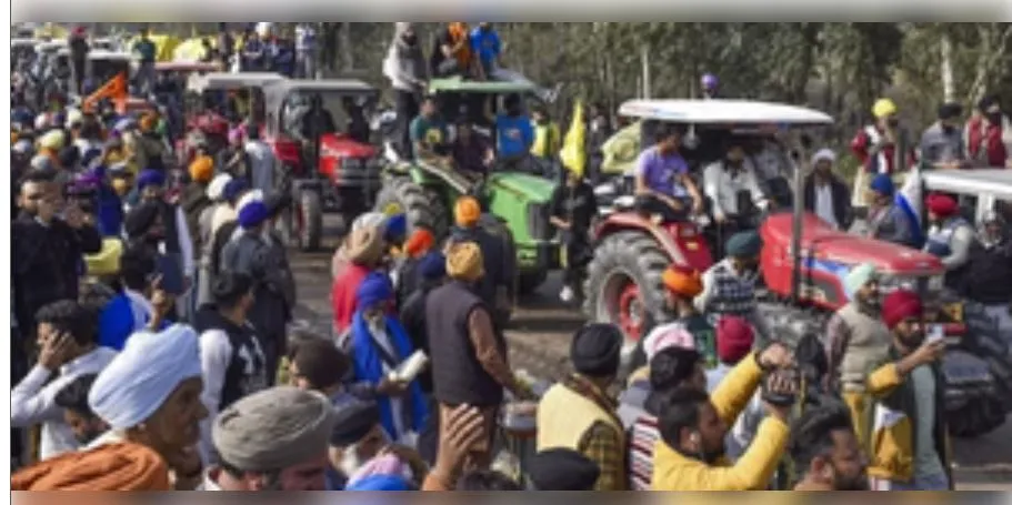 Farmers March: ਕਿਸਾਨਾਂ ਦੇ ‘ਦਿੱਲੀ ਮਾਰਚ’ ਤੋਂ ਪਹਿਲਾਂ ਸਰਹੱਦ ‘ਤੇ ਵਧਾਈ ਸੁਰੱਖਿਆ