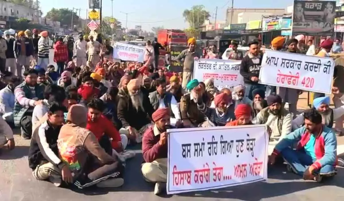 Punjab News: ਕਾਗਜ਼ ਰੱਦ ਹੋਣ ਮਗਰੋਂ ਬਠਿੰਡਾ-ਚੰਡੀਗੜ੍ਹ ਮੁੱਖ ਮਾਰਗ ਕੀਤਾ ਜਾਮ