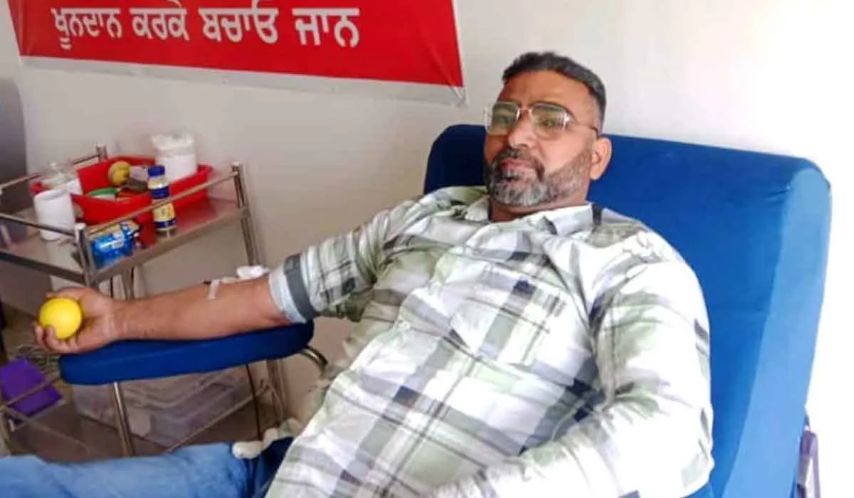 Blood Donation: 10 ਦਿਨਾਂ ਦੇ ਬੱਚੇ ਦੇ ਇਲਾਜ ਲਈ ਕੀਤਾ ਖੂਨਦਾਨ