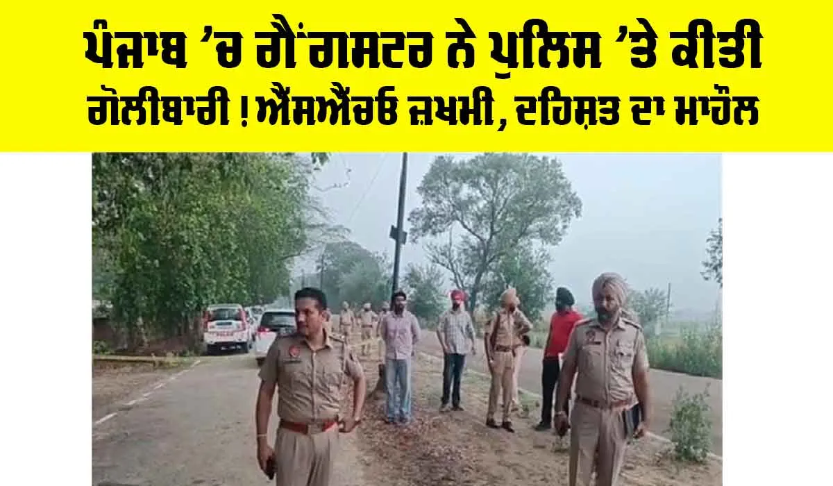 Ludhiana News: ਪੰਜਾਬ ’ਚ ਗੈਂਗਸਟਰ ਨੇ ਪੁਲਿਸ ’ਤੇ ਕੀਤੀ ਗੋਲੀਬਾਰੀ! SHO ਜ਼ਖਮੀ, ਦਹਿਸ਼ਤ ਦਾ ਮਾਹੌਲ