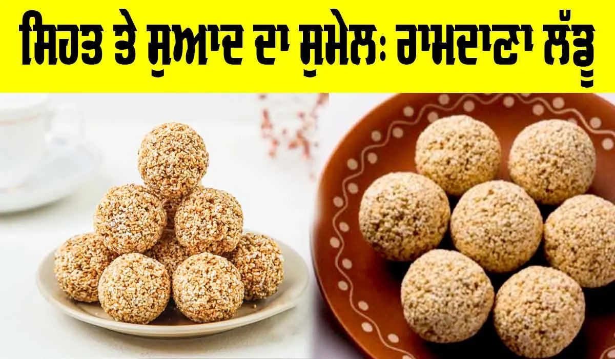 Special Laddu Recipe: ਸਿਹਤ ਤੇ ਸੁਆਦ ਦਾ ਸੁਮੇਲ: ਰਾਮਦਾਣਾ ਲੱਡੂ