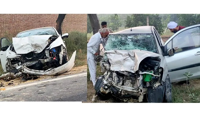 Road Accident: ਦੋ ਕਾਰਾਂ ਦੀ ਭਿਆਨਕ ਟੱਕਰ ’ਚ ਇੱਕ ਵਿਅਕਤੀ ਦੀ ਮੌਤ, ਦੂਜਾ ਗੰਭੀਰ ਜ਼ਖਮੀ