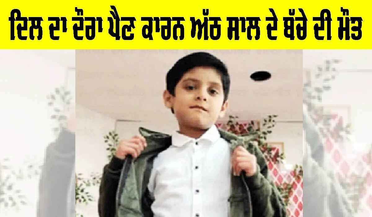 Heart Attack: ਪਤੰਗ ਉਡਾਉਂਦੇ ਸਮੇਂ ਅੱਠ ਸਾਲ ਦੇ ਬੱਚੇ ਦੀ ਦਿਲ ਦਾ ਦੌਰਾ ਪੈਣ ਕਾਰਨ ਮੌਤ