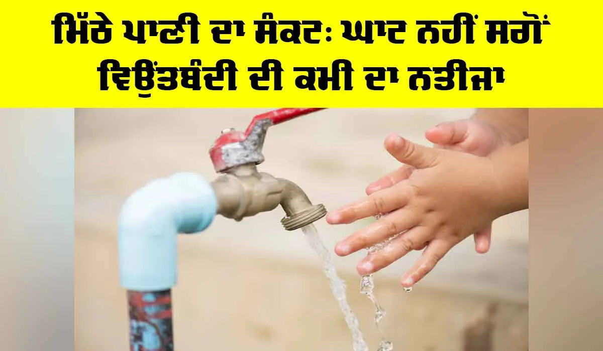 Freshwater Crisis: ਮਿੱਠੇ ਪਾਣੀ ਦਾ ਸੰਕਟ, ਘਾਟ ਨਹੀਂ ਸਗੋਂ ਵਿਉਂਤਬੰਦੀ ਦੀ ਕਮੀ ਦਾ ਨਤੀਜਾ
