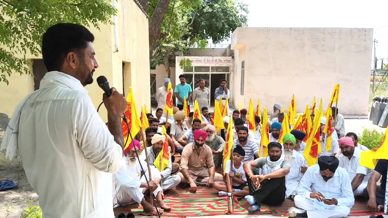 Punjab Power Cuts News: ਬਿਜਲੀ ਕੱਟਾਂ ਖ਼ਿਲਾਫ਼ ਸਾਦਿਕ ਬਿਜਲੀ ਗਰਿੱਡ ਅੱਗੇ ਕਿਰਤੀ ਕਿਸਾਨ ਯੂਨੀਅਨ ਨੇ ਲਗਾਇਆ ਧਰਨਾ