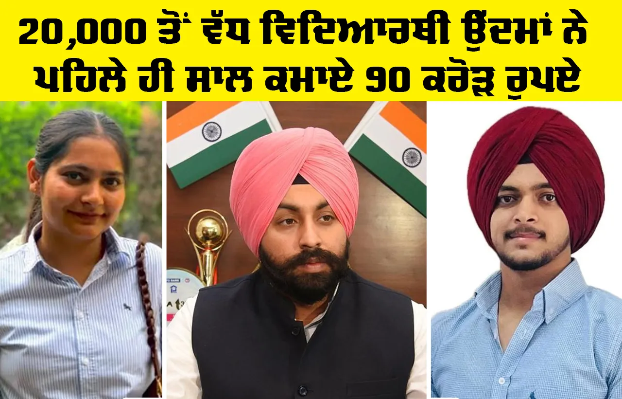 Punjab Education: ਭਗਵੰਤ ਮਾਨ ਸਰਕਾਰ ਦੀ ਸਿੱਖਿਆ ਕ੍ਰਾਂਤੀ ਨੇ ਸੂਬੇ ਦੇ ਵਿਦਿਆਰਥੀਆਂ ਨੂੰ ਆਪਣੇ ਕਾਰੋਬਾਰ ਸ਼ੁਰੂ ਕਰਨ ਵਿੱਚ ਕੀਤੀ ਮਦਦ; 20,000 ਤੋਂ ਵੱਧ ਵਿਦਿਆਰਥੀ ਉੱਦਮਾਂ ਨੇ ਪਹਿਲੇ ਹੀ ਸਾਲ ਕਮਾਏ 90 ਕਰੋੜ ਰੁਪਏ