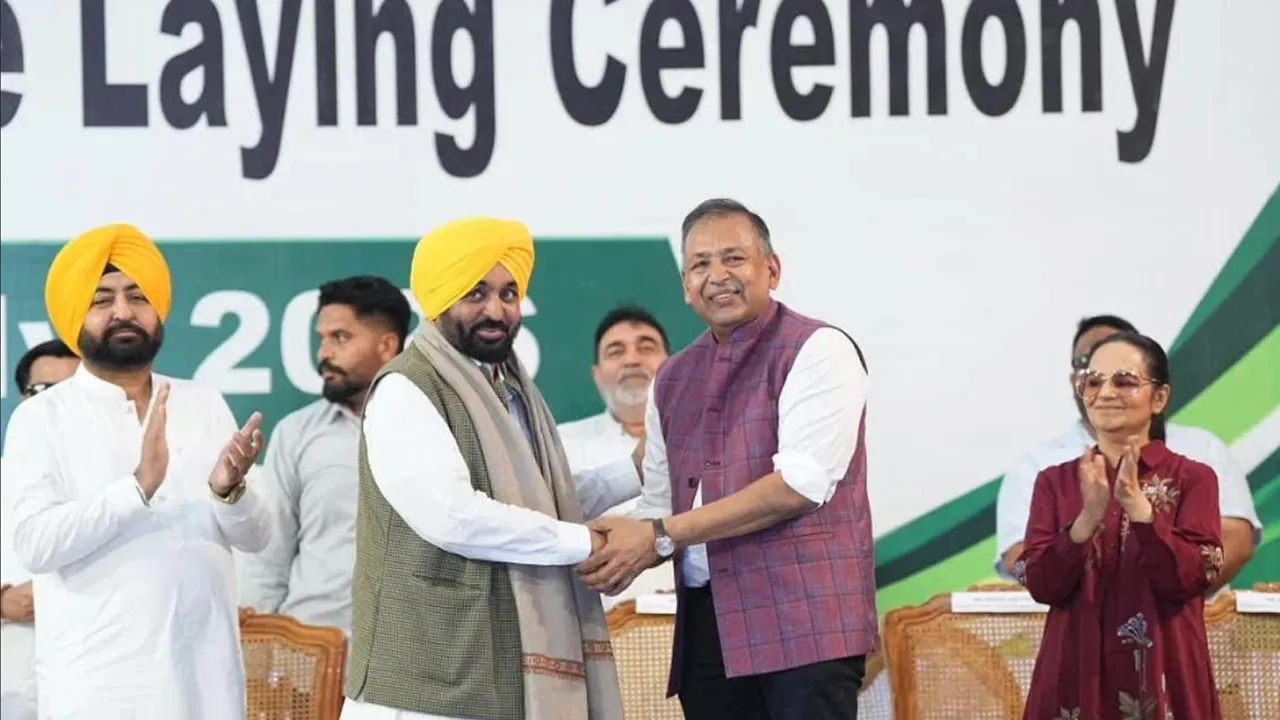 Punjab News: ਮੁੱਖ ਮੰਤਰੀ ਮਾਨ ਨੇ ਭਾਰਤ ਦੇ ਆਪਣੀ ਕਿਸਮ ਦਾ ਪਹਿਲੇ 1,116 ਕਰੋੜ ਰੁਪਏ ਦੀ ਲਾਗਤ ਵਾਲੇ ਵਰਧਮਾਨ-ਆਈਚੀ ਸਟੀਲ ਫੋਰਜਿੰਗ ਪਲਾਂਟ ਦਾ ਨੀਂਹ ਪੱਥਰ ਰੱਖਿਆ, 500 ਨੌਜਵਾਨਾਂ ਨੂੰ ਮਿਲੇਗਾ ਸਿੱਧਾ ਰੋਜ਼ਗਾਰ