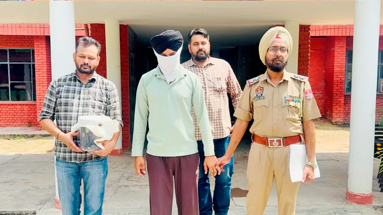 Crime News: 522 ਗ੍ਰਾਮ ਹੈਰੋਇਨ ਤੇ 9 ਐਮਐਮ ਪਸਤੌਲ ਸਮੇਤ ਨਸ਼ਾ ਤਸਕਰ ਕਾਬੂ