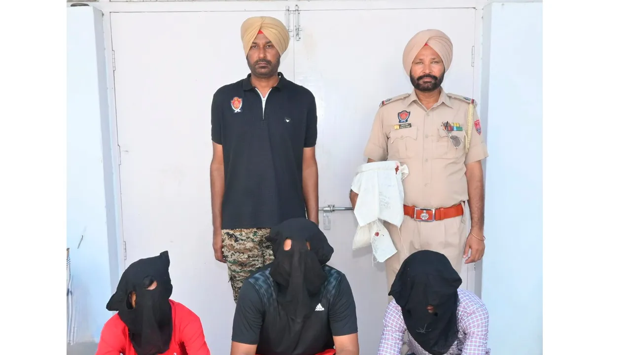Faridkot News: 180 ਗ੍ਰਾਮ ਹੈਰੋਇਨ, ਗਲੌਕ ਪਸਤੌਲ ਤੇ 5 ਜ਼ਿੰਦਾ ਰੌਂਦ ਸਮੇਤ 3 ਗ੍ਰਿਫਤਾਰ