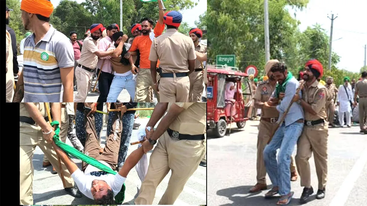 Faridkot News: ਫ਼ਰੀਦਕੋਟ ’ਚ ਪ੍ਰਦਰਸ਼ਨ ਕਰ ਰਹੇ ਕਿਸਾਨਾਂ ਨੂੰ ਪੁਲਿਸ ਨੇ ਲਿਆ ਹਿਰਾਸਤ ’ਚ
