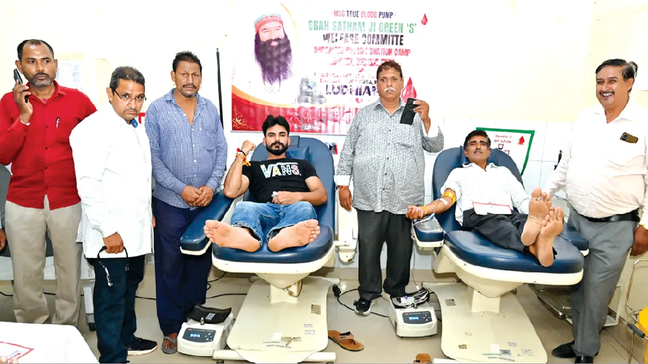 Ludhiana News: ਥੈਲੇਸੀਮੀਆ ਪੀੜਤਾਂ ਦੇ ਮੁੜ ਮਸੀਹਾ ਬਣੇ ਸ਼ਾਹ ਸਤਿਨਾਮ ਜੀ ਗਰੀਨ ਐੱਸ ਵੈਲਫੇਅਰ ਕਮੇਟੀ ਦੇ ਸੇਵਾਦਾਰ