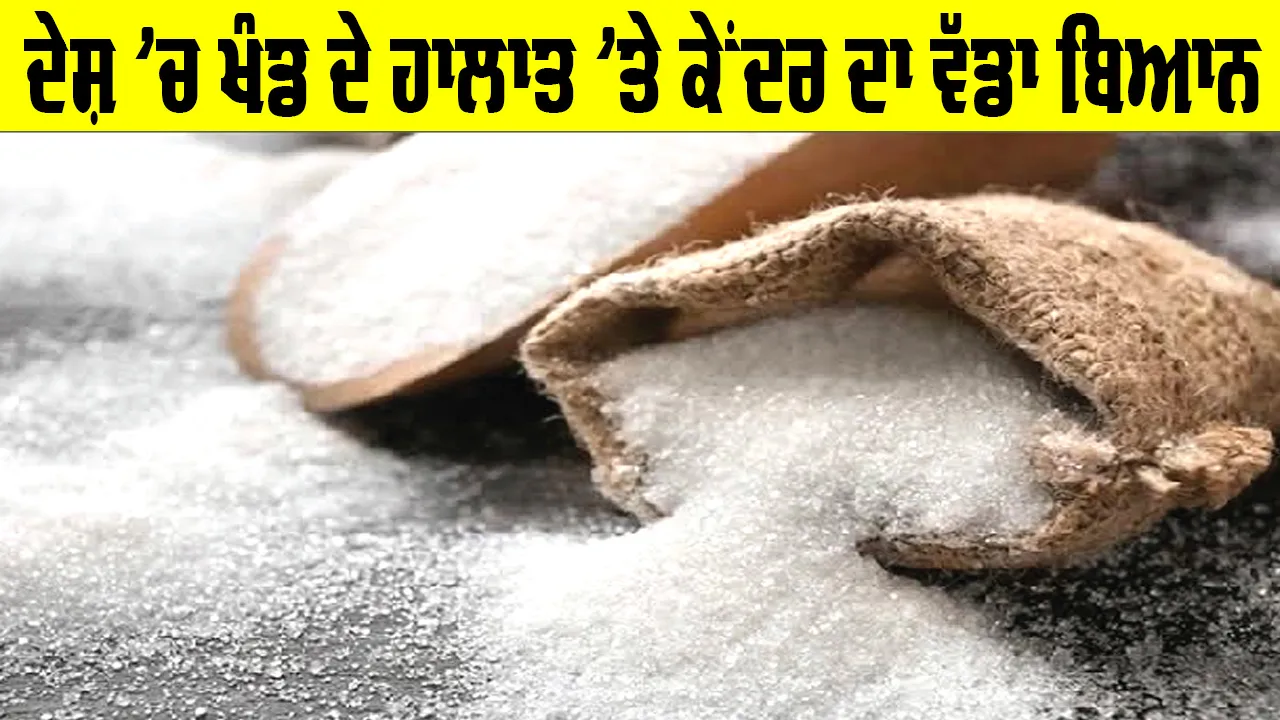 Sugar Price: ਦੇਸ਼ ’ਚ ਖੰਡ ਦੇ ਹਾਲਾਤ ’ਤੇ ਕੇਂਦਰ ਦਾ ਵੱਡਾ ਬਿਆਨ