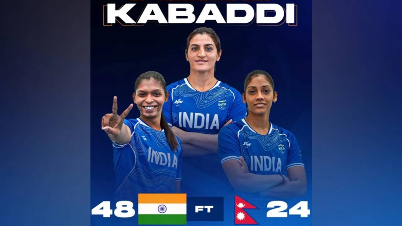 Asian Games 2026 Kabaddi: ਏਸ਼ੀਅਨ ਖੇਡਾਂ 2026: ਭਾਰਤੀ ਮਹਿਲਾ ਕਬੱਡੀ ਟੀਮ ਨੇਪਾਲ ਨੂੰ ਹਰਾ ਕੇ ਫਾਈਨਲ ’ਚ ਪਹੁੰਚੀ