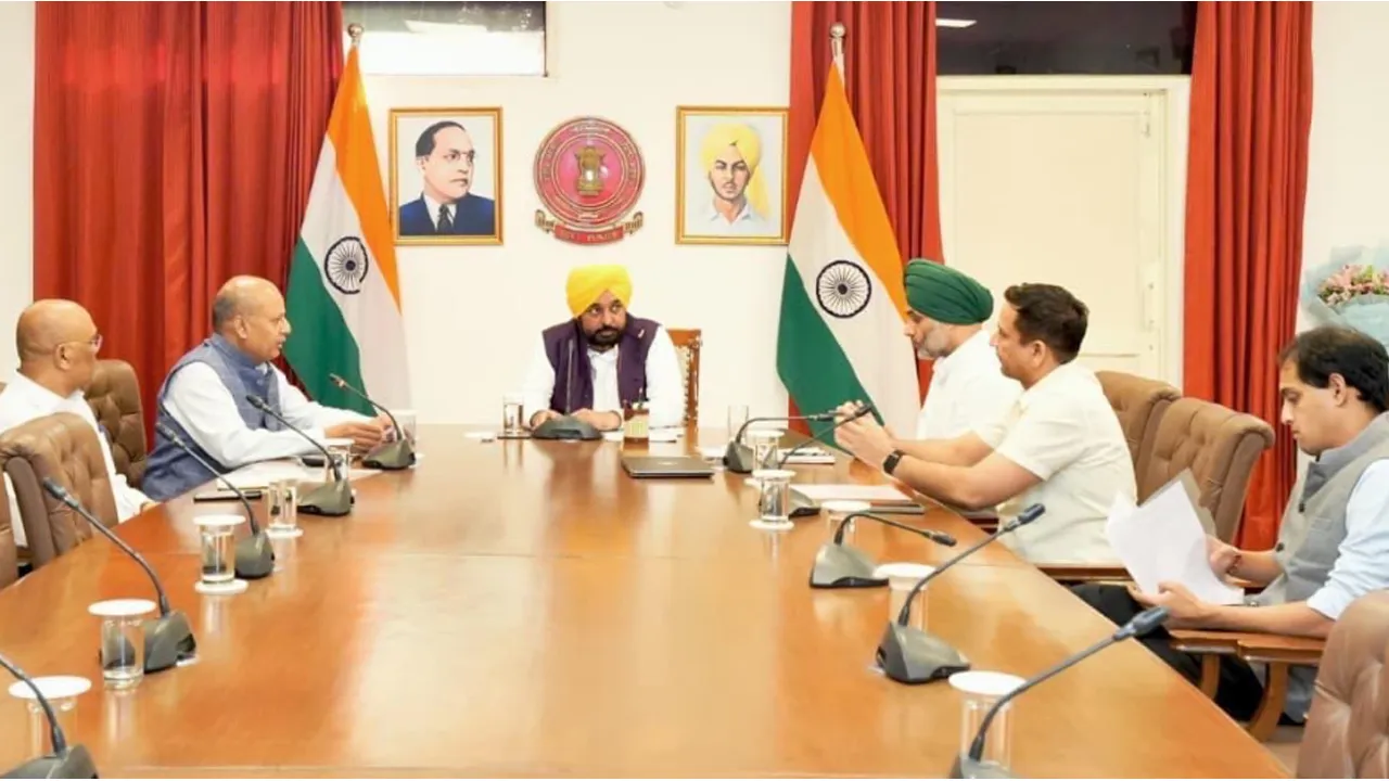 CM Punjab: ਮੁੱਖ ਮੰਤਰੀ ਭਗਵੰਤ ਸਿੰਘ ਮਾਨ ਨੇ ਸ਼ਹਿਰੀ ਅਤੇ ਪੇਂਡੂ ਸਥਾਨਕ ਸੰਸਥਾਵਾਂ ਲਈ ਮਜ਼ਬੂਤ ​​ਵਿੱਤੀ ਢਾਂਚੇ ਦੀ ਵਕਾਲਤ ਕੀਤੀ; ਨਵੇਂ ਬਣੇ ਸੱਤਵੇਂ ਪੰਜਾਬ ਵਿੱਤ ਕਮਿਸ਼ਨ ਨਾਲ ਕੀਤੀ ਮੀਟਿੰਗ