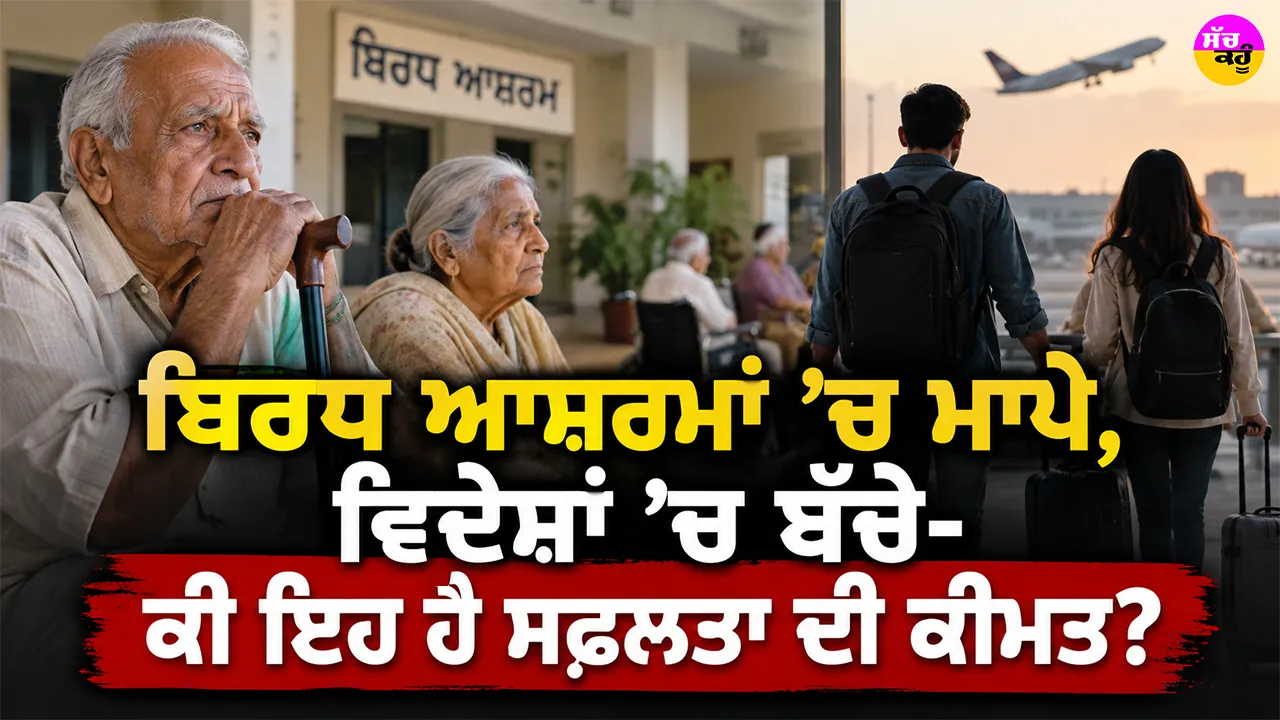 Family Values: ਬਿਰਧ ਆਸ਼ਰਮਾਂ ’ਚ ਮਾਪੇ, ਵਿਦੇਸ਼ਾਂ ’ਚ ਬੱਚੇ- ਕੀ ਇਹ ਹੈ ਸਫ਼ਲਤਾ ਦੀ ਕੀਮਤ?