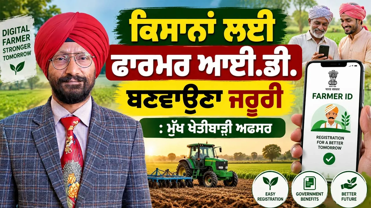 Farmer ID Card : ਕਿਸਾਨਾਂ ਲਈ ਫਾਰਮਰ ਆਈ.ਡੀ. ਬਣਵਾਉਣਾ ਜਰੂਰੀ : ਮੁੱਖ ਖੇਤੀਬਾੜੀ ਅਫਸਰ