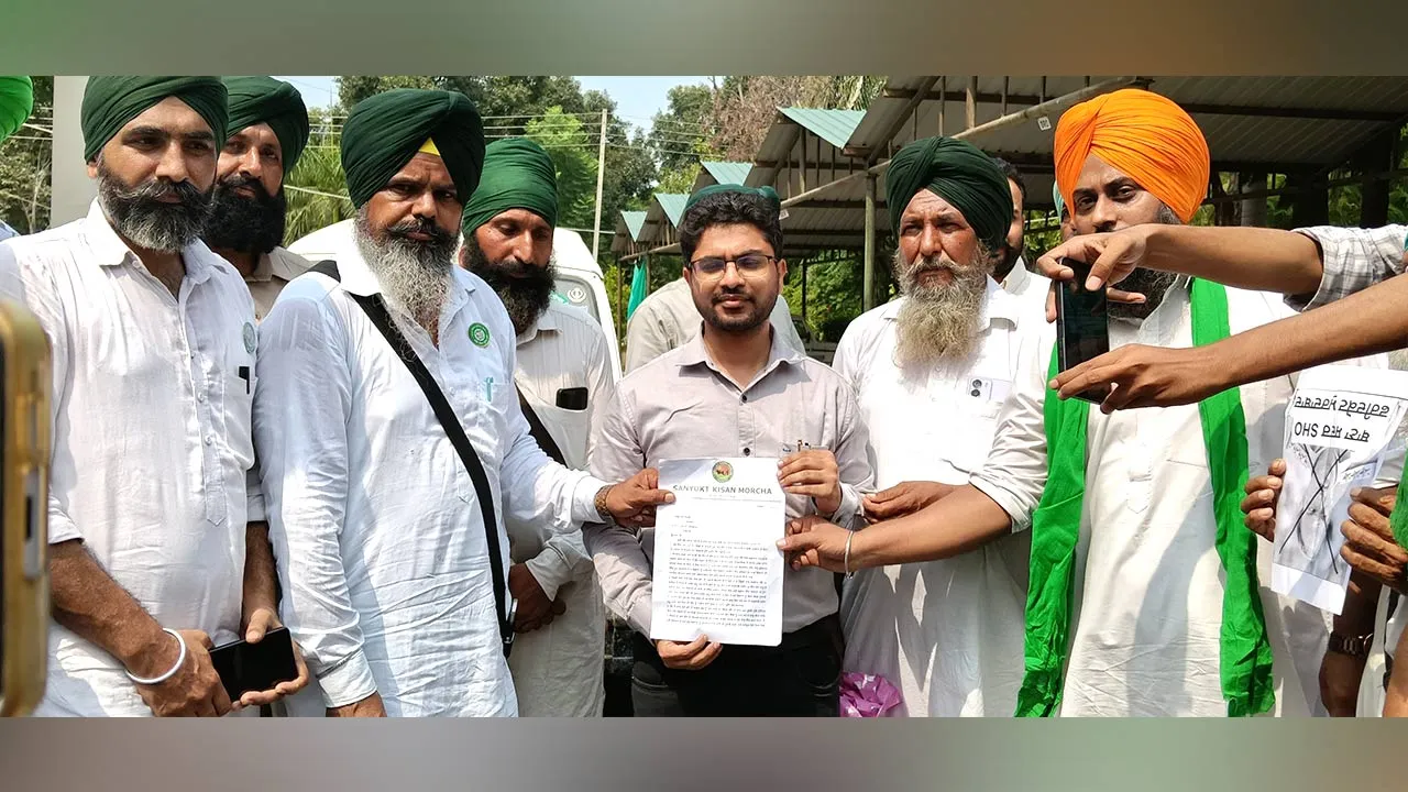 Farmers Protest News: ਕਿਸਾਨ ਜਥੇਬੰਦੀਆਂ ਵੱਲੋਂ ਪੁਲਿਸ ਕਾਰਵਾਈਆਂ ਤੇ ਕਿਸਾਨ ਮੰਗਾਂ ਨੂੰ ਲੈ ਕੇ ਰੋਸ ਪ੍ਰਦਰਸ਼ਨ