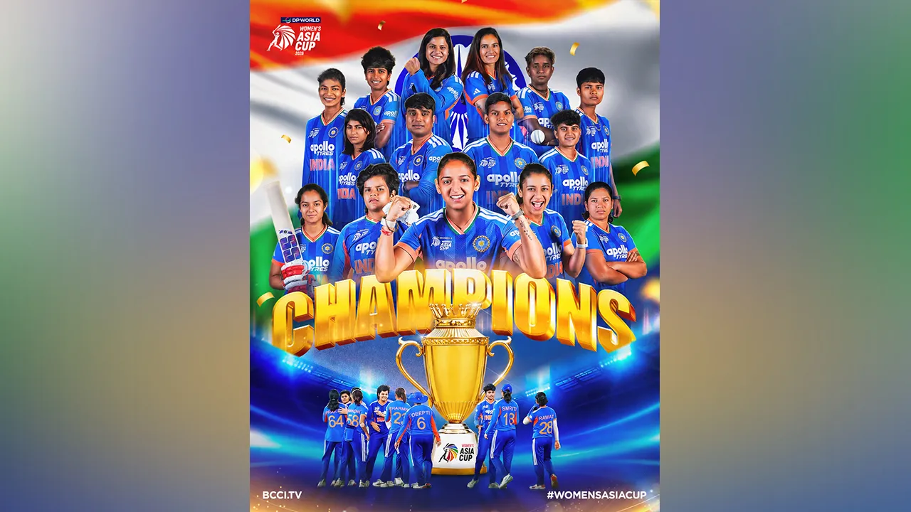 IND vs SL: ਫਾਈਨਲ ’ਚ ਸ਼੍ਰੀਲੰਕਾ ਨੂੰ ਹਰਾ ਭਾਰਤੀ ਮਹਿਲਾ ਟੀਮ ਨੇ ਅੱਠਵੀਂ ਵਾਰ ਜਿੱਤਿਆ ਏਸ਼ੀਆ ਕੱਪ ਦਾ ਖਿਤਾਬ