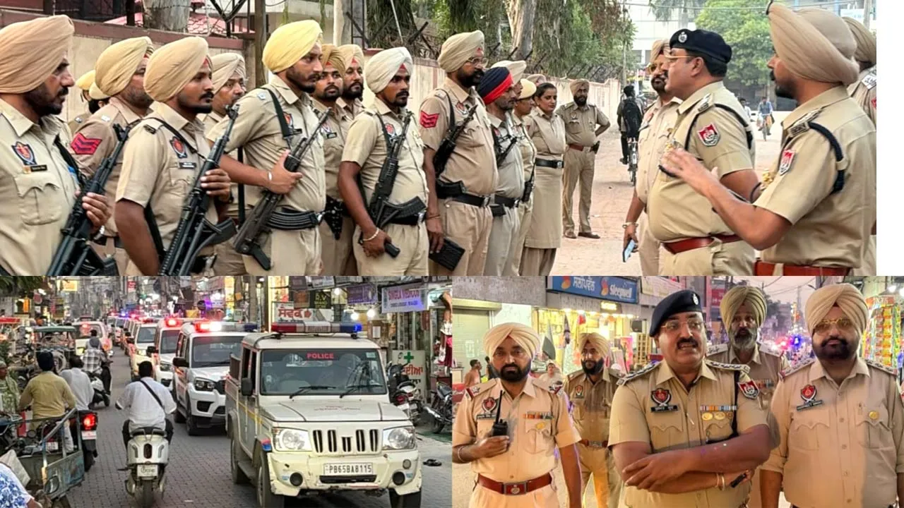 Malerkotla Police Flag March: ਅਪਰਾਧ ਤੇ ਨਸ਼ਿਆਂ ਦੀ ਰੋਕਥਾਮ ਲਈ ਮਾਲੇਰਕੋਟਲਾ ਪੁਲਿਸ ਵੱਲੋਂ ਫਲੈਗ ਮਾਰਚ