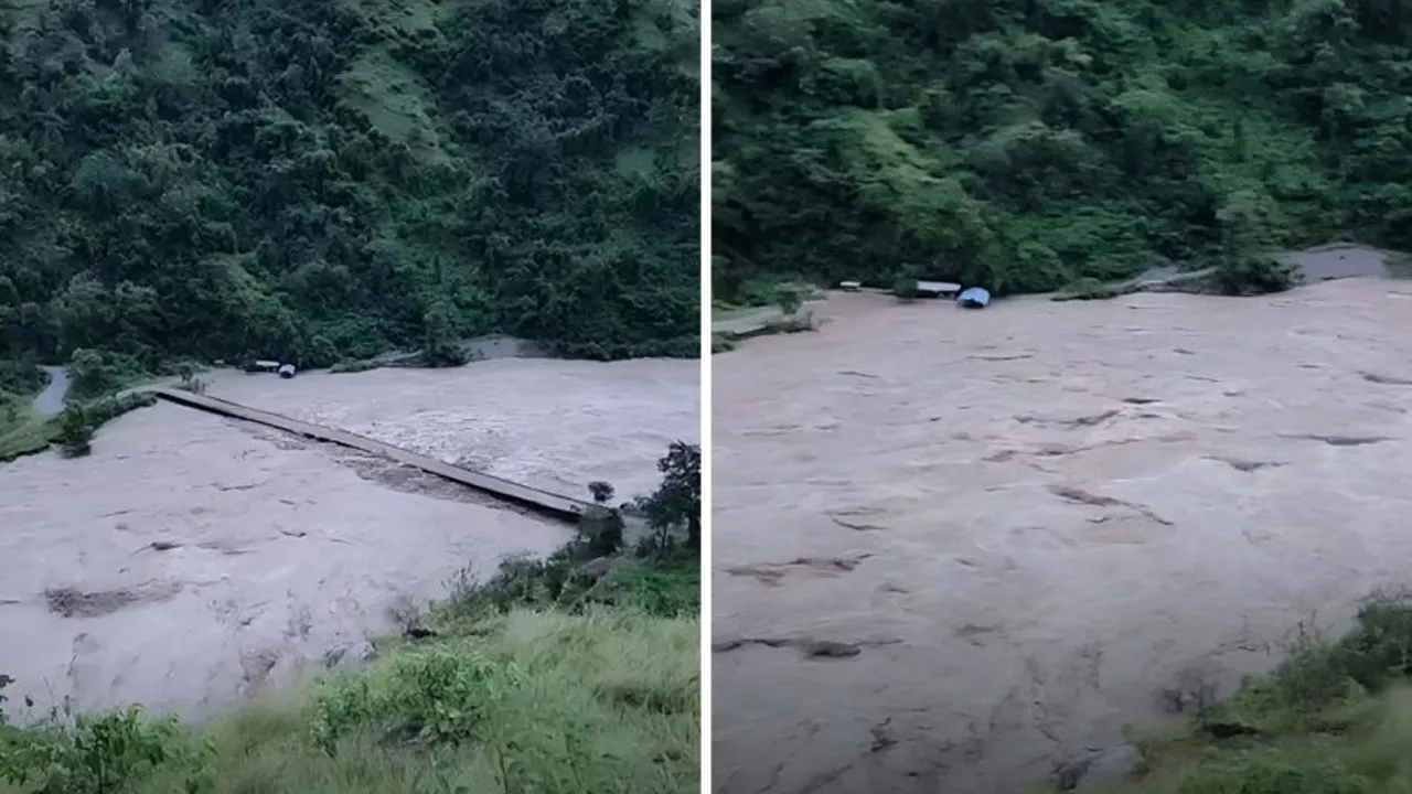 Nepal Flood Update: ਕਾਲੀਗੰਡਕੀ ਨਦੀ ਭਿਆਨਕ ਹੜ੍ਹ, ਸਯਾਂਗਜਾ-ਗੁਲਮੀ ਨੂੰ ਜੋੜਨ ਵਾਲਾ ਪੁਲ ਰੁੜ੍ਹਿਆ