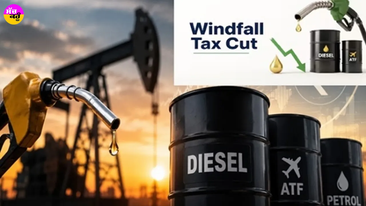 Windfall Tax Cut: ਕੇਂਦਰ ਨੇ ਪੈਟਰੋਲ, ਡੀਜ਼ਲ ਤੇ ਏਟੀਐਫ ਦੇ ਨਿਰਯਾਤ ’ਤੇ ਵਿੰਡਫਾਲ ਟੈਕਸ ਘਟਾਇਆ, ਨਵੀਆਂ ਦਰਾਂ ਲਾਗੂ