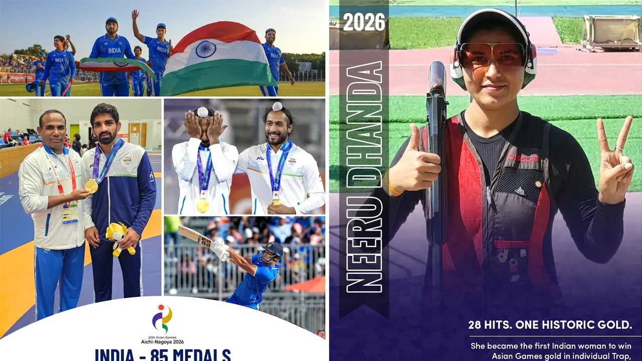 Asian Games Closing Ceremony: ਏਸ਼ੀਅਨ ਖੇਡਾਂ 2026 ਸਮਾਪਤ; ਨੀਰੂ ਢਾਂਡਾ ਨੇ ਪਰੇਡ ਵਿੱਚ ਮਾਣ ਨਾਲ ਲਹਿਰਾਇਆ ਤਿਰੰਗਾ