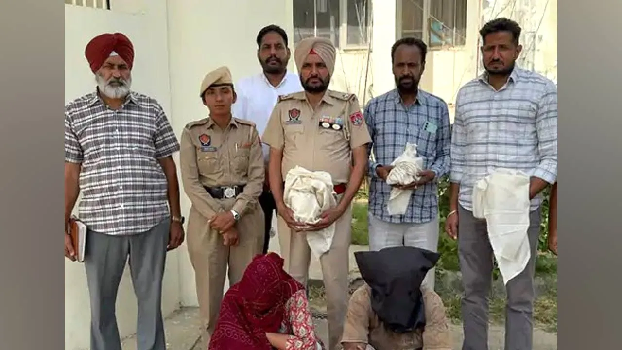 Faridkot Heroin Seized: ਫਰੀਦਕੋਟ 'ਚ 1 ਕਿਲੋ 118 ਗ੍ਰਾਮ ਹੈਰੋਇਨ ਸਮੇਤ ਨੌਜਵਾਨ ਤੇ ਔਰਤ ਗ੍ਰਿਫ਼ਤਾਰ