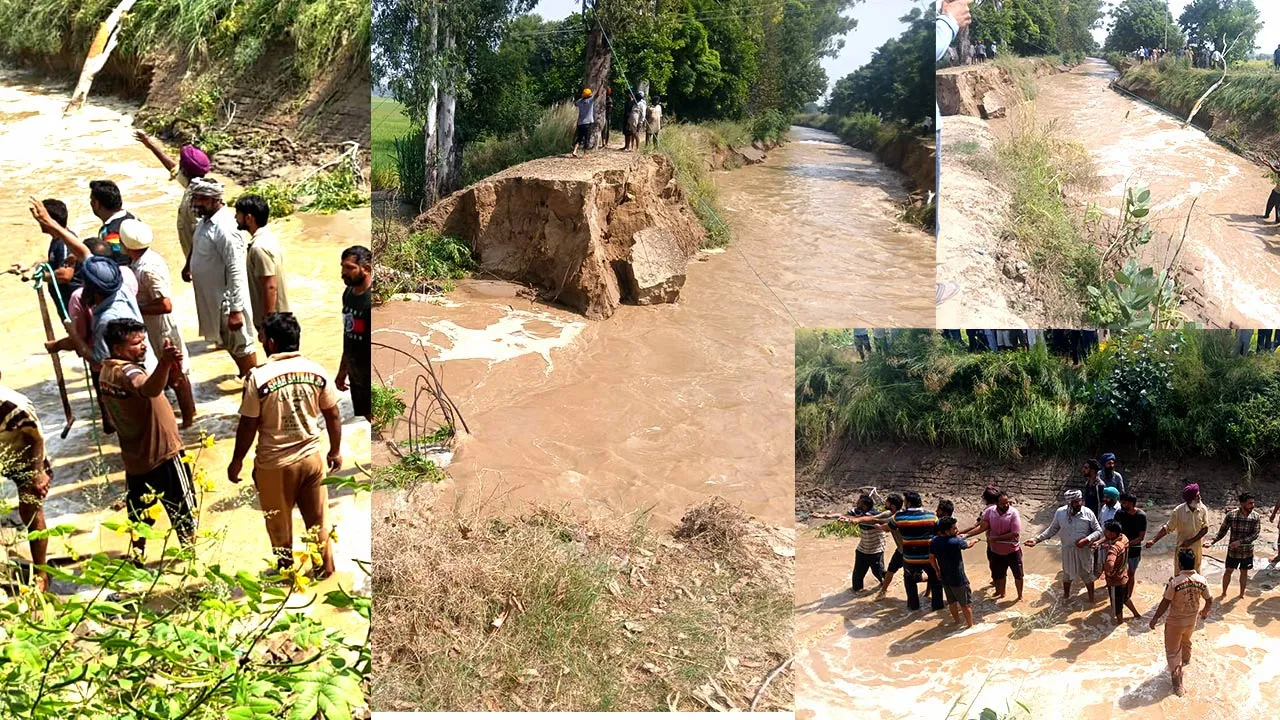 Nilowal Canal Breach: ਨੀਲੋਵਾਲ ਨਹਿਰ ’ਚ ਪਏ ਪਾੜ ਨੂੰ ਪੂਰਨ ’ਚ ਜੁਟੇ ਸ਼ਾਹ ਸਤਿਨਾਮ ਜੀ ਗ੍ਰੀਨ ਐਸ ਵੈਲਫੇਅਰ ਕਮੇਟੀ ਦੇ ਸੇਵਾਦਾਰ 