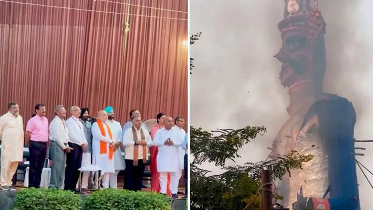 Punjab Dussehra News: ਗ੍ਰਹਿ ਮੰਤਰੀ ਅਮਿਤ ਸ਼ਾਹ ਨੇ ਲੁਧਿਆਣਾ ਵਿੱਚ ਨਸ਼ਾ ਰੂਪੀ ਰਾਵਣ ਦਾ ਪੁਤਲਾ ਸਾੜਿਆ