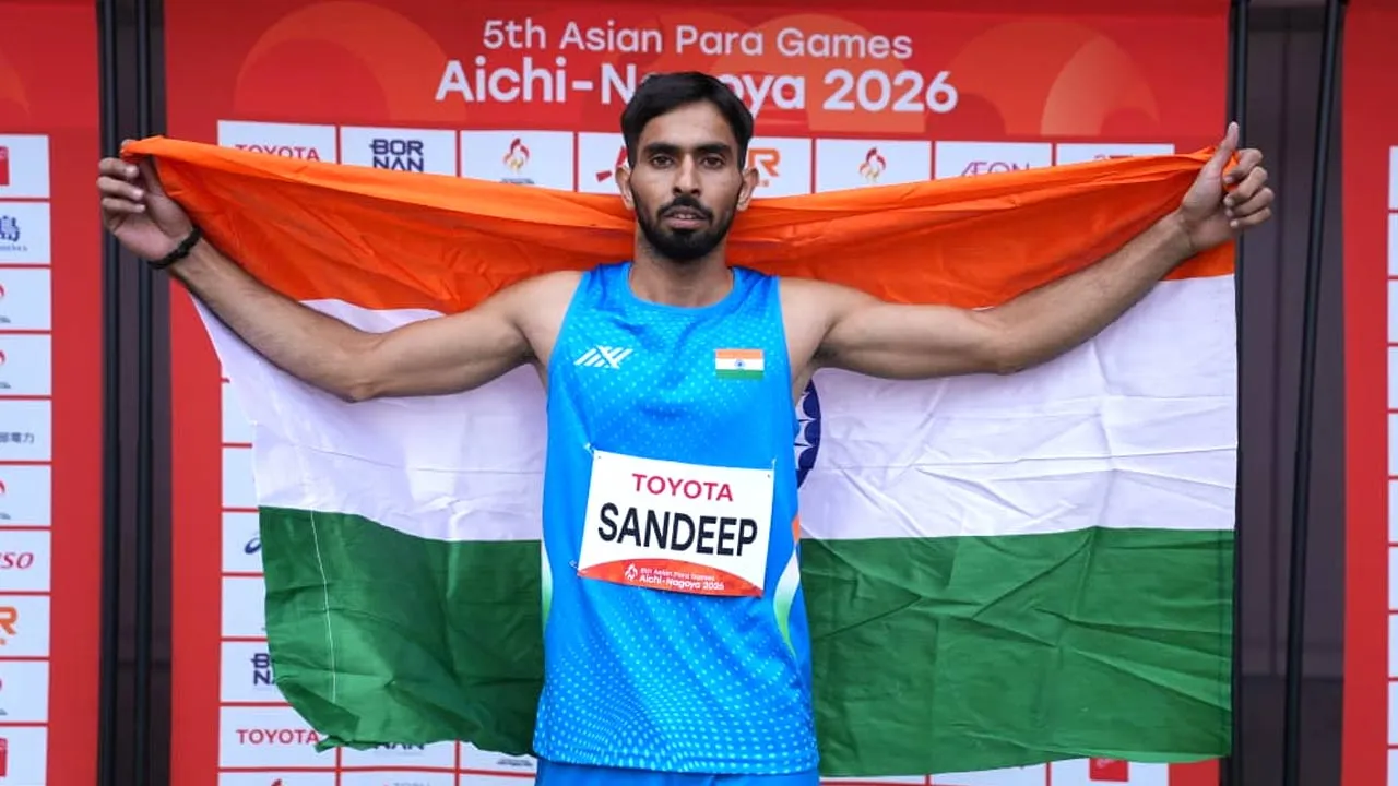 Asian Para Games: ਸੰਦੀਪ ਅਤੇ ਹੈਨੀ ਨੇ ਵਿਸ਼ਵ ਰਿਕਾਰਡ ਨਾਲ ਜਿੱਤਿਆ ਸੋਨ ਤਗਮਾ