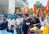 Faridkot Protest: ਫਰੀਦਕੋਟ ’ਚ ਮੁਲਾਜ਼ਮਾਂ ਨੇ ਸਰਕਾਰ ਵਿਰੁੱਧ ਪੱਤਰ ਦੀਆਂ ਕਾਪੀਆਂ ਫੂਕੀਆਂ