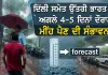 IMD Weather Update: ਦਿੱਲੀ ਸਮੇਤ ਉੱਤਰੀ ਭਾਰਤ ’ਚ ਅਗਲੇ 4-5 ਦਿਨਾਂ ਦੌਰਾਨ ਮੀਂਹ ਪੈਣ ਦੀ ਸੰਭਾਵਨਾ