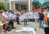 Punjab Employees Protest: ਮੁਲਾਜ਼ਮਾਂ ਤੇ ਪੈਨਸ਼ਨਰਾਂ ਵੱਲੋਂ ਡੀਸੀ ਦਫ਼ਤਰ ਅੱਗੇ ਰੋਸ ਧਰਨਾ, ਸੀਐਮ ਮਾਨ ਦਾ ਪੁਤਲਾ ਫੂਕਿਆ