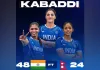 Asian Games 2026 Kabaddi: ਏਸ਼ੀਅਨ ਖੇਡਾਂ 2026: ਭਾਰਤੀ ਮਹਿਲਾ ਕਬੱਡੀ ਟੀਮ ਨੇਪਾਲ ਨੂੰ ਹਰਾ ਕੇ ਫਾਈਨਲ ’ਚ ਪਹੁੰਚੀ