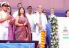 Surya Ship Launch Visakhapatnam: ਰੱਖਿਆ ਮੰਤਰੀ ਨੇ ਵਿਸ਼ਾਖਾਪਟਨਮ ’ਚ ਲਾਂਚ ਕੀਤਾ ਪਹਿਲਾ ਫਲੀਟ ਸਪੋਰਟ ਜਹਾਜ਼ 'ਸੂਰਿਆ'