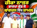 Congress News: ਹੀਰਾ ਠਾਕੁਰ ਭਾਜਪਾ ਛੱਡ ਕੇ ਕਾਂਗਰਸ ਵਿੱਚ ਸ਼ਾਮਲ