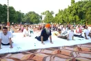 International Yoga Day: ਅੰਤਰਰਾਸ਼ਟਰੀ ਯੋਗ ਦਿਵਸ ਮੌਕੇ ਸਪੀਕਰ ਸੰਧਵਾਂ, ਵਿਧਾਇਕ ਸੇਖੋਂ ਤੇ ਡੀਸੀ ਨੇ ਕੀਤਾ ਯੋਗ ਅਭਿਆਸ