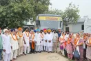 Bhadson News: ਚੇਅਰਮੈਨ ਜੱਸੀ ਸੋਹੀਆਂ ਵਾਲਾ ਨੇ ਪਿੰਡ ਤਰਖੇੜੀ ਕਲਾਂ ਤੇ ਤਰਖੇੜੀ ਖੁਰਦ ਤੋਂ ਮੁੱਖ ਮੰਤਰੀ ਤੀਰਥ ਯਾਤਰਾ ਬੱਸ ਨੂੰ ਰਵਾਨਾ ਕੀਤਾ
