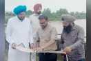 Ravi River Flood: ਰਾਵੀ ਦੇ ਹੜ੍ਹ ਤੋਂ ਪਹਿਲਾਂ ਧਾਲੀਵਾਲ ਨੇ ਕੀਤਾ ਬਿਰਾਜ ਬੰਨ੍ਹ ਦਾ ਦੌਰਾ