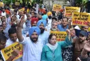 AAP Punjab: 1984 ਦੇ ਸਿੱਖ ਵਿਰੋਧੀ ਦੰਗਿਆਂ ਦੇ ਦੋਸ਼ੀ ਸੱਜਣ ਕੁਮਾਰ ਨੂੰ ਸ਼ਰਧਾਂਜਲੀ ਦੇਣ ਵਾਲੇ ਭਾਜਪਾ ਆਗੂਆਂ ਖ਼ਿਲਾਫ਼ ਆਮ ਆਦਮੀ ਪਾਰਟੀ ਦਾ ਪੂਰੇ ਪੰਜਾਬ ਵਿੱਚ ਪ੍ਰਦਰਸ਼ਨ