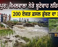 Canal Breach Ferozepur:  ਜੈਮਲਵਾਲਾ ਨੇੜੇ ਬੂਟੇਵਾਹ ਨਹਿਰ ਦੋ ਥਾਵਾਂ ਤੋਂ ਟੁੱਟੀ, ਕਰੀਬ 200 ਏਕੜ ਫ਼ਸਲ ਨੂੰ ਨੁਕਸਾਨ ਦਾ ਖ਼ਦਸ਼ਾ