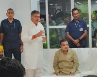 Delhi-Mumbai Expressway ਦਾ ਨਿਰੀਖਣ ਕਰਦੇ ਹੋਏ ਮੱਧ ਪ੍ਰਦੇਸ਼ ਦੇ ਮੰਦਸੌਰ ਪਹੁੰਚੇ ਨਿਤਿਨ ਗਡਕਰੀ
