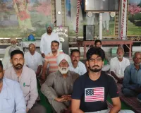 ਪਵਿੱਤਰ ਐਮਐਸਜੀ ਅਵਤਾਰ ਮਹੀਨੇ ਦੀ ਖੁਸ਼ੀ ਹੋਈ ਨਾਮ ਚਰਚਾ ਦੌਰਾਨ ਸਾਧ-ਸੰਗਤ ਨੇ ਗਾਇਆ ਗੁਰੂਜੱਸ
