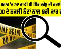 ਚੌਕਸੀ: ਬਜ਼ਾਰ ’ਚ ਆ ਜਾਣੀ ਸੀ ਇੱਕ ਕਰੋੜ ਦੀ ਨਕਲੀ ਕਰੰਸੀ, 500 ਦੇ ਨਕਲੀ ਨੋਟਾਂ ਨਾਲ ਭਰੀ ਕਾਰ ਫੜੀ